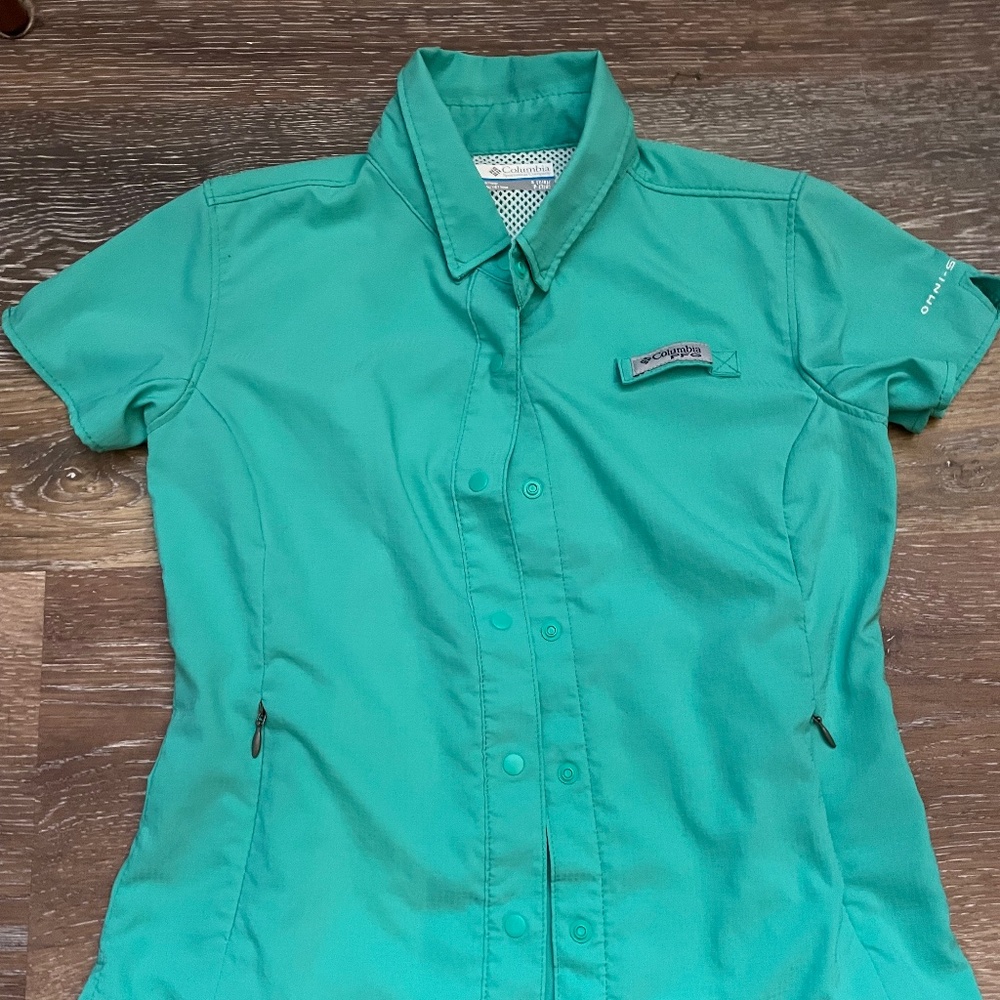 Kids Columbia fishing shirt